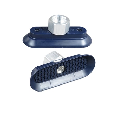 Fipa Bell shaped oval vacuum cup 80x30 mm, NBR blue, fitting G3/8-female 130.80x30.201.1